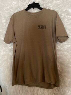 Poncho Outdoors Tan Buck Men’s Short Sleeve Graphic T-Shirt.